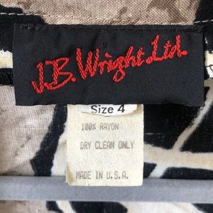 Vintage JB Wright LTD Rayon Blazer